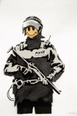 Banksy, Riot cop